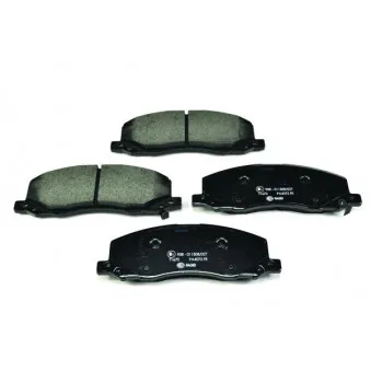 Jeu de 4 plaquettes de frein avant HELLA 8DB 355 013-061
