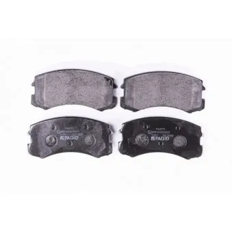 Jeu de 4 plaquettes de frein avant HELLA 8DB 355 013-071