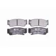Jeu de 4 plaquettes de frein arrière HELLA 8DB 355 013-081 - Visuel 1