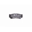 Jeu de 4 plaquettes de frein arrière HELLA 8DB 355 013-081 - Visuel 3