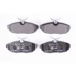 Jeu de 4 plaquettes de frein arrière HELLA 8DB 355 013-111 - Visuel 1