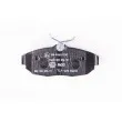 Jeu de 4 plaquettes de frein arrière HELLA 8DB 355 013-111 - Visuel 3