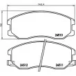 Jeu de 4 plaquettes de frein avant HELLA 8DB 355 013-121 - Visuel 2