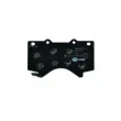 Jeu de 4 plaquettes de frein avant HELLA 8DB 355 013-151 - Visuel 3