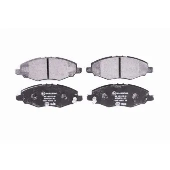 Jeu de 4 plaquettes de frein avant HELLA 8DB 355 013-181