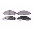 Jeu de 4 plaquettes de frein avant HELLA 8DB 355 013-291 - Visuel 1