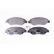 Jeu de 4 plaquettes de frein avant HELLA 8DB 355 013-401 - Visuel 1
