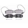Jeu de 4 plaquettes de frein arrière HELLA 8DB 355 013-511 - Visuel 1