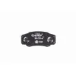 Jeu de 4 plaquettes de frein arrière HELLA 8DB 355 013-511 - Visuel 3