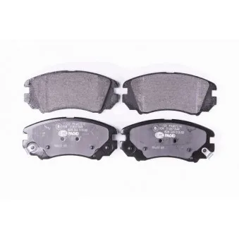Jeu de 4 plaquettes de frein avant HELLA 8DB 355 013-521