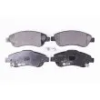 Jeu de 4 plaquettes de frein avant HELLA 8DB 355 013-611 - Visuel 1