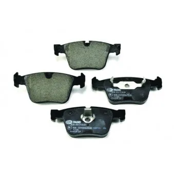 Jeu de 4 plaquettes de frein arrière HELLA 8DB 355 013-641