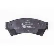 Jeu de 4 plaquettes de frein avant HELLA 8DB 355 013-701 - Visuel 3