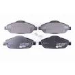 Jeu de 4 plaquettes de frein avant HELLA 8DB 355 013-911 - Visuel 1