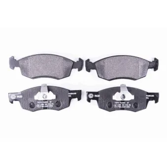 Jeu de 4 plaquettes de frein avant HELLA 8DB 355 013-951