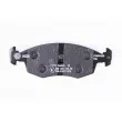 Jeu de 4 plaquettes de frein avant HELLA 8DB 355 013-951 - Visuel 3