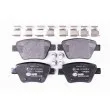 Jeu de 4 plaquettes de frein arrière HELLA 8DB 355 014-021 - Visuel 1