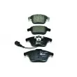 Jeu de 4 plaquettes de frein avant HELLA 8DB 355 014-031 - Visuel 1