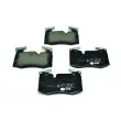 Jeu de 4 plaquettes de frein avant HELLA 8DB 355 014-111 - Visuel 1