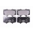 Jeu de 4 plaquettes de frein avant HELLA 8DB 355 014-121 - Visuel 1