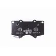 Jeu de 4 plaquettes de frein avant HELLA 8DB 355 014-121 - Visuel 2