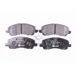 Jeu de 4 plaquettes de frein avant HELLA 8DB 355 014-131 - Visuel 1