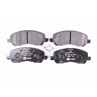 Jeu de 4 plaquettes de frein avant HELLA 8DB 355 014-131