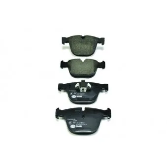 Jeu de 4 plaquettes de frein arrière HELLA 8DB 355 014-141