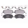 Jeu de 4 plaquettes de frein avant HELLA 8DB 355 014-221 - Visuel 1