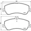 Jeu de 4 plaquettes de frein avant HELLA 8DB 355 014-221 - Visuel 2