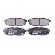Jeu de 4 plaquettes de frein arrière HELLA 8DB 355 014-341 - Visuel 1