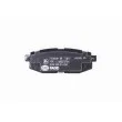 Jeu de 4 plaquettes de frein arrière HELLA 8DB 355 014-341 - Visuel 3
