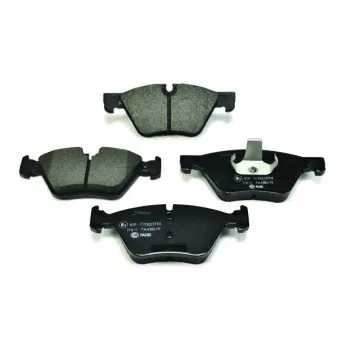 Jeu de 4 plaquettes de frein avant HELLA 8DB 355 014-351