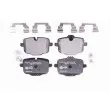 Jeu de 4 plaquettes de frein arrière HELLA 8DB 355 014-361 - Visuel 1