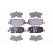 Jeu de 4 plaquettes de frein arrière HELLA 8DB 355 014-381 - Visuel 2