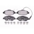 Jeu de 4 plaquettes de frein avant HELLA 8DB 355 014-471 - Visuel 1