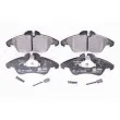 Jeu de 4 plaquettes de frein avant HELLA 8DB 355 014-481 - Visuel 1