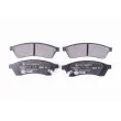 Jeu de 4 plaquettes de frein arrière HELLA 8DB 355 014-491 - Visuel 1