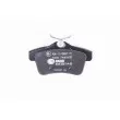 Jeu de 4 plaquettes de frein arrière HELLA 8DB 355 014-531 - Visuel 3
