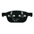 Jeu de 4 plaquettes de frein avant HELLA 8DB 355 014-541 - Visuel 3