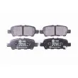 Jeu de 4 plaquettes de frein arrière HELLA 8DB 355 014-561 - Visuel 1