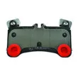 Jeu de 4 plaquettes de frein arrière HELLA 8DB 355 014-631 - Visuel 3