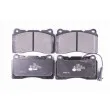 Jeu de 4 plaquettes de frein avant HELLA 8DB 355 014-731 - Visuel 1