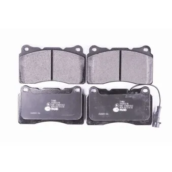 Jeu de 4 plaquettes de frein avant HELLA 8DB 355 014-731