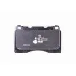 Jeu de 4 plaquettes de frein avant HELLA 8DB 355 014-731 - Visuel 3