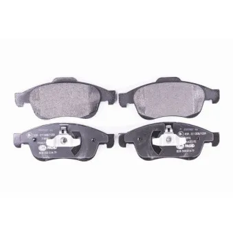 Jeu de 4 plaquettes de frein avant HELLA 8DB 355 014-791