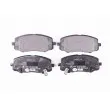 Jeu de 4 plaquettes de frein avant HELLA 8DB 355 014-901 - Visuel 1