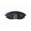 Jeu de 4 plaquettes de frein avant HELLA 8DB 355 014-931 - Visuel 3