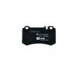 Jeu de 4 plaquettes de frein arrière HELLA 8DB 355 014-941 - Visuel 3