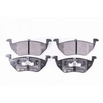 Jeu de 4 plaquettes de frein arrière HELLA 8DB 355 014-951